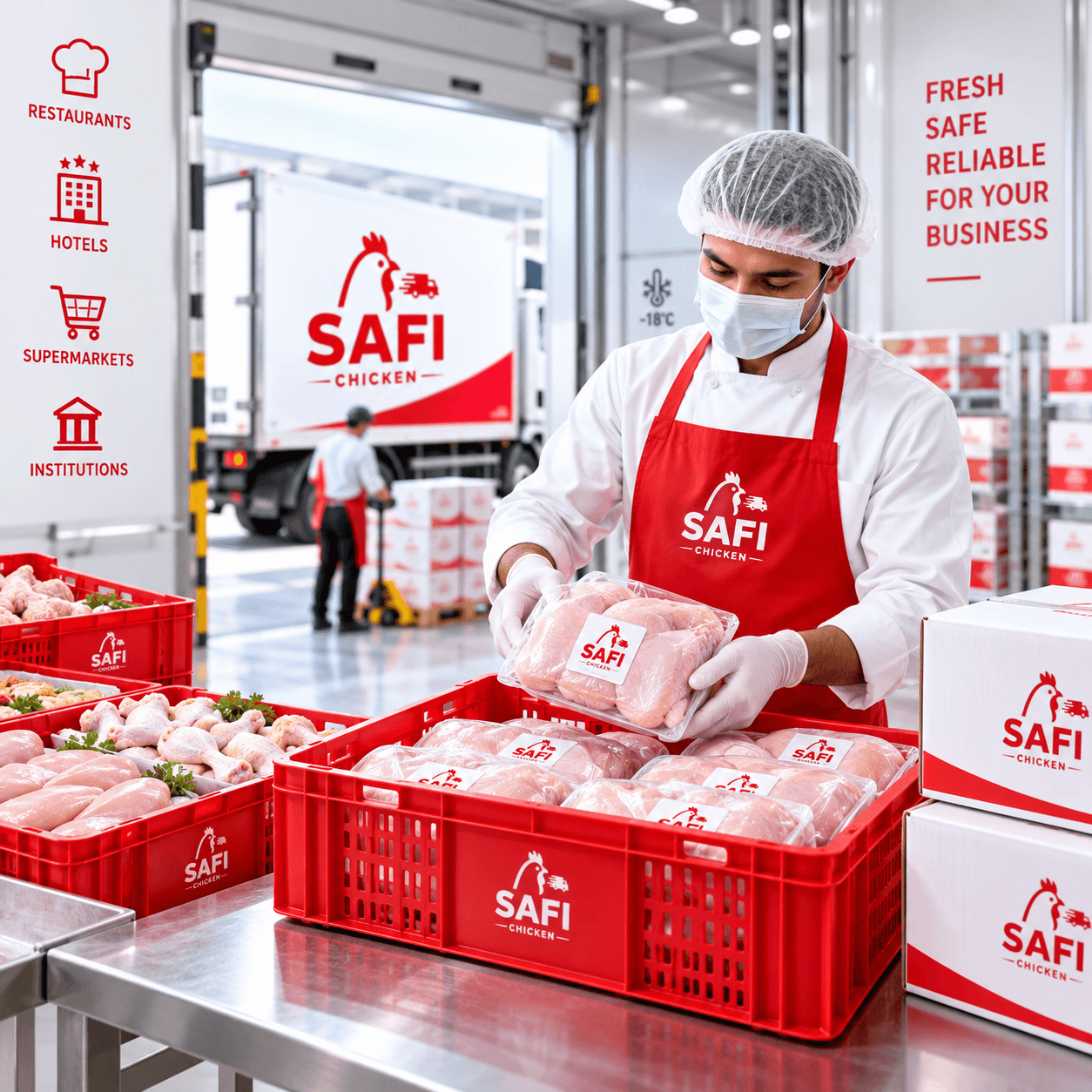 Safi Chicken wholesale supply and distribution